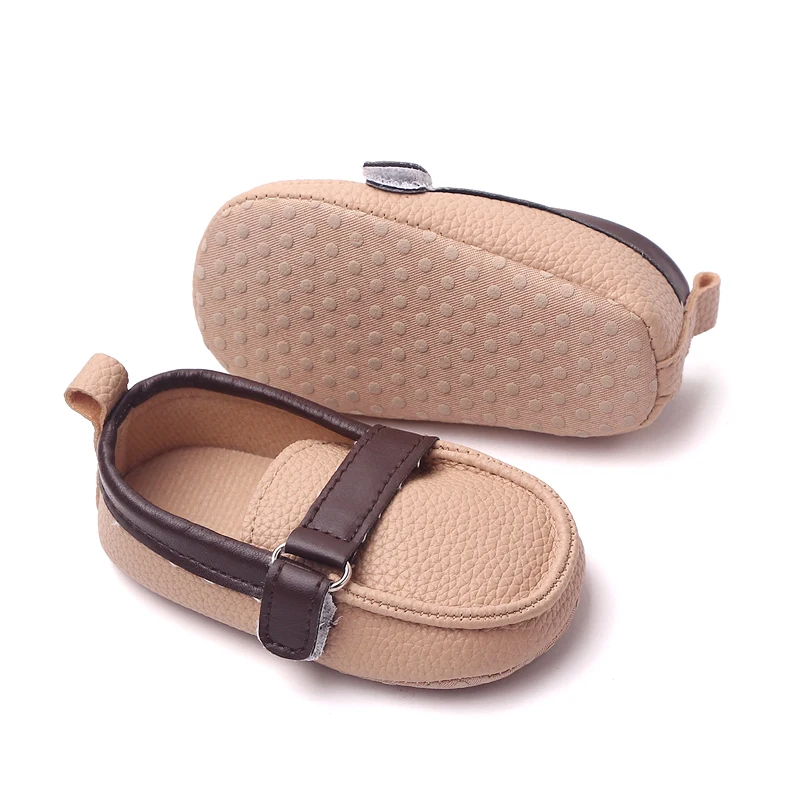 Spring and Autumn Leather Texture Fashion Baby Casual Toddler Leather Shoes details