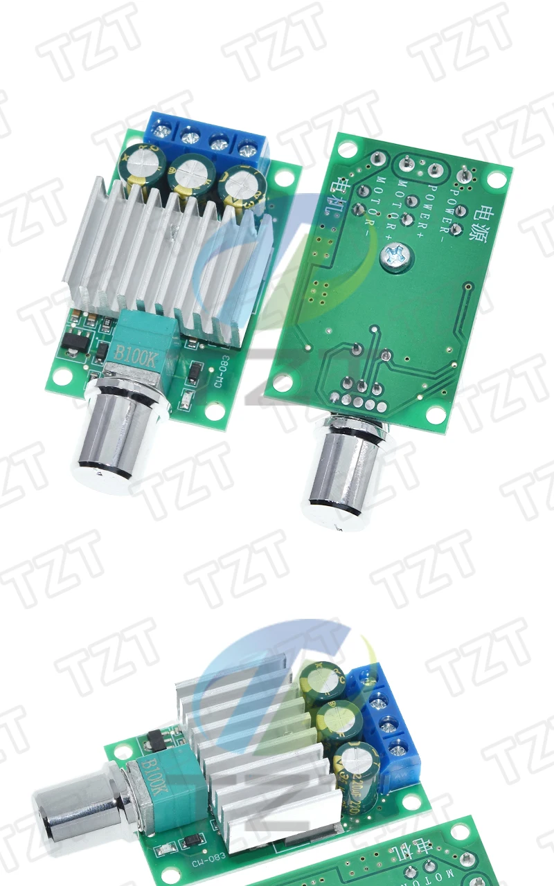 Speed Controllers Regulators, 10A, 12V-30V, PWM, 12V - detail 4