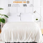 Flat Sheet Printed 100% Pure Mulberry Silk Flat Sheet Custom Printed Mulberry Silk Bedding Set With Box
