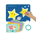 Toys 60 Pages Patterns Drawing Toys For Child To Learning Eye-hand Coordination