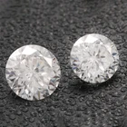 Redoors Gems High Quality Fancy 9mm Plum Cut DEF Color Round Moissnaite Diamond For Jewelry Making