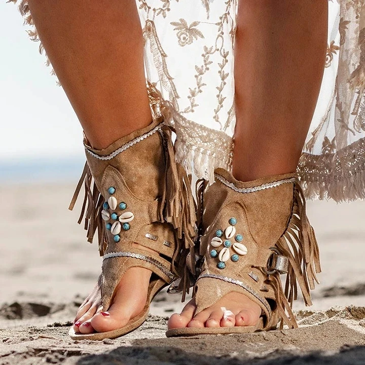 SIROCOMOJACAR ❤️ BOHO STYLE ❤️ botas sandalias boho chic | Gladiator  sandals, Bohemian sandals, Boho sandals