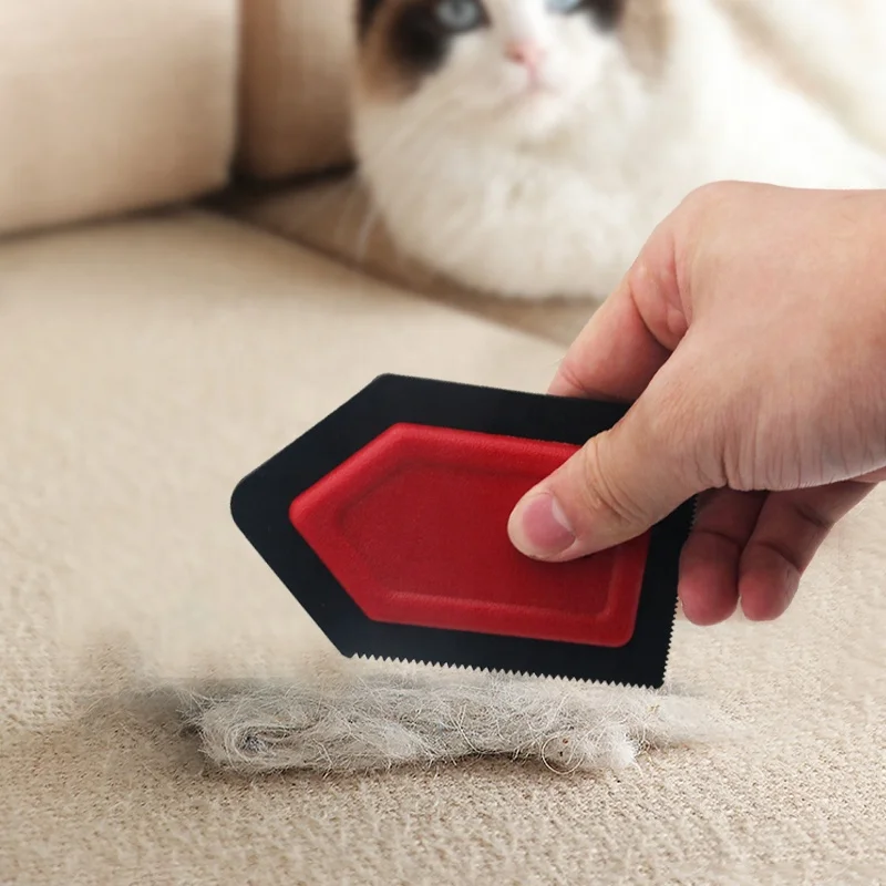 Cat Car Detailing Squeegee Pet Hair Brush  Mini Dog Hair Removal Easy To Clean Pet Hair Remover for Couch Car