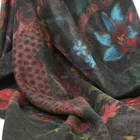 Wool Scarf Wholesale Custom Large Wool Scarves 100% Wool Digital Printed Scarf For Spring/Summer/Autumn/Winter