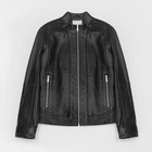 Leather Jackets High Quality Custom Design Zipper Genuine Leather Jackets Men Motorcycle Leather Jackets