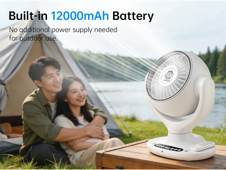 Table Fan, 3-Speed, Portable - detail 14