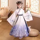 Factory Wholesale Closed-Fitting Skin-Friendly Beautiful Comfortable Breathable Girls Hanfu Group