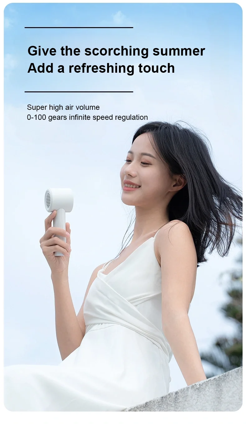 Portable Handheld Mini Fan, DC5.0V, Battery - detail 2