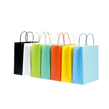 Handheld Paper Bag Thickened Upscale Clothing Store Bag Ins Style Shopping White Card Paper Bag Color Printed Logo