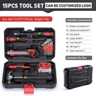 Professional 15 PCS Amazon Supplier Custom Logo Good Quality Professional Home Repair Tool Set