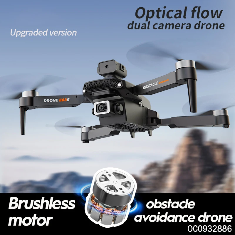 Brushless motor remote control flying 360 degree obstacle avoidance drone toy