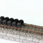 Train Set Train HP28HO Model Train Railway 1:87 HO Scale 33" Wheel Set POM Plastic 33'' Wheels