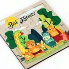 Education Toy High Quality Education Jigsaw Toy Wooden Zoo Puzzle For Kids