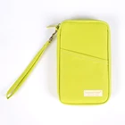 Purse Clutch Custom Logo Multifunction Purse Long Travel Card Holder Cotton Canvas Wristlet Clutch Wallets