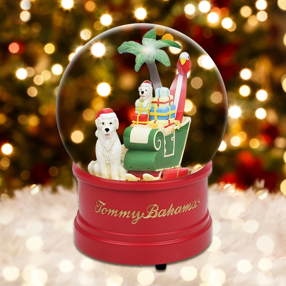 Mm Snowman Resin Craft Glass Snowball Souvenirs Luxury Ornament Snow