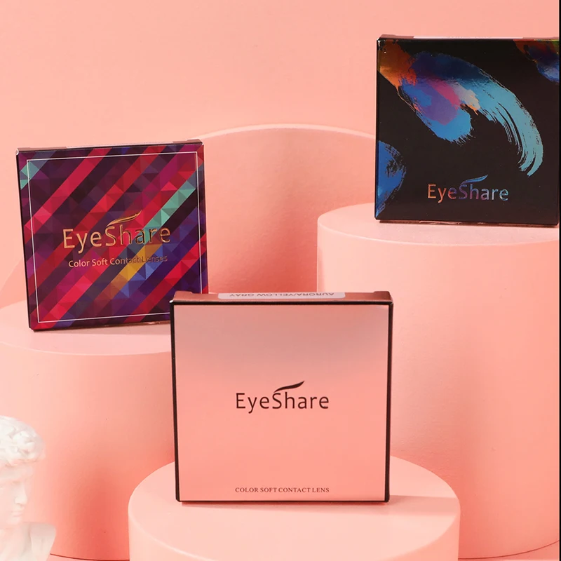 Eyeshare Custom Practical Colored Contact Lens Packing Box Contact