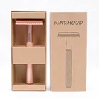 Razor Shaving Safety Razors Matte Gold Shaving Adjustable Brass Double Edge Safety Razor