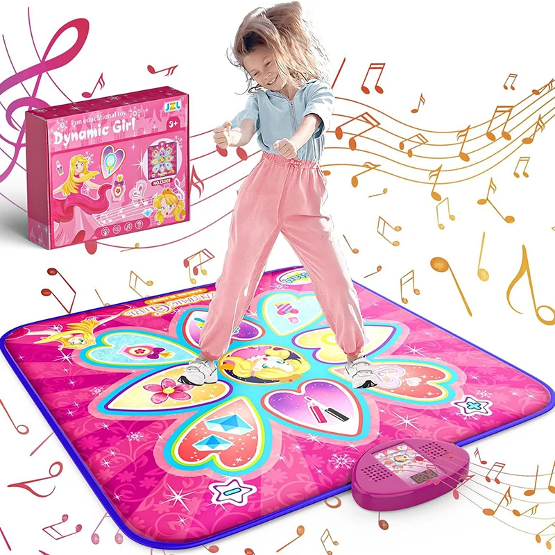 Soli Kids dance pad light up electronic dance mat play musical carpet toys children's music dance mats