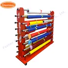 Carpet Rack Double Sided Vinyl Carpet Rug Holder Display Stand Fabric Roll Display Rack