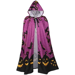 New halloween cosplay christmas printing cloak women's cloak cloak with hood for lady