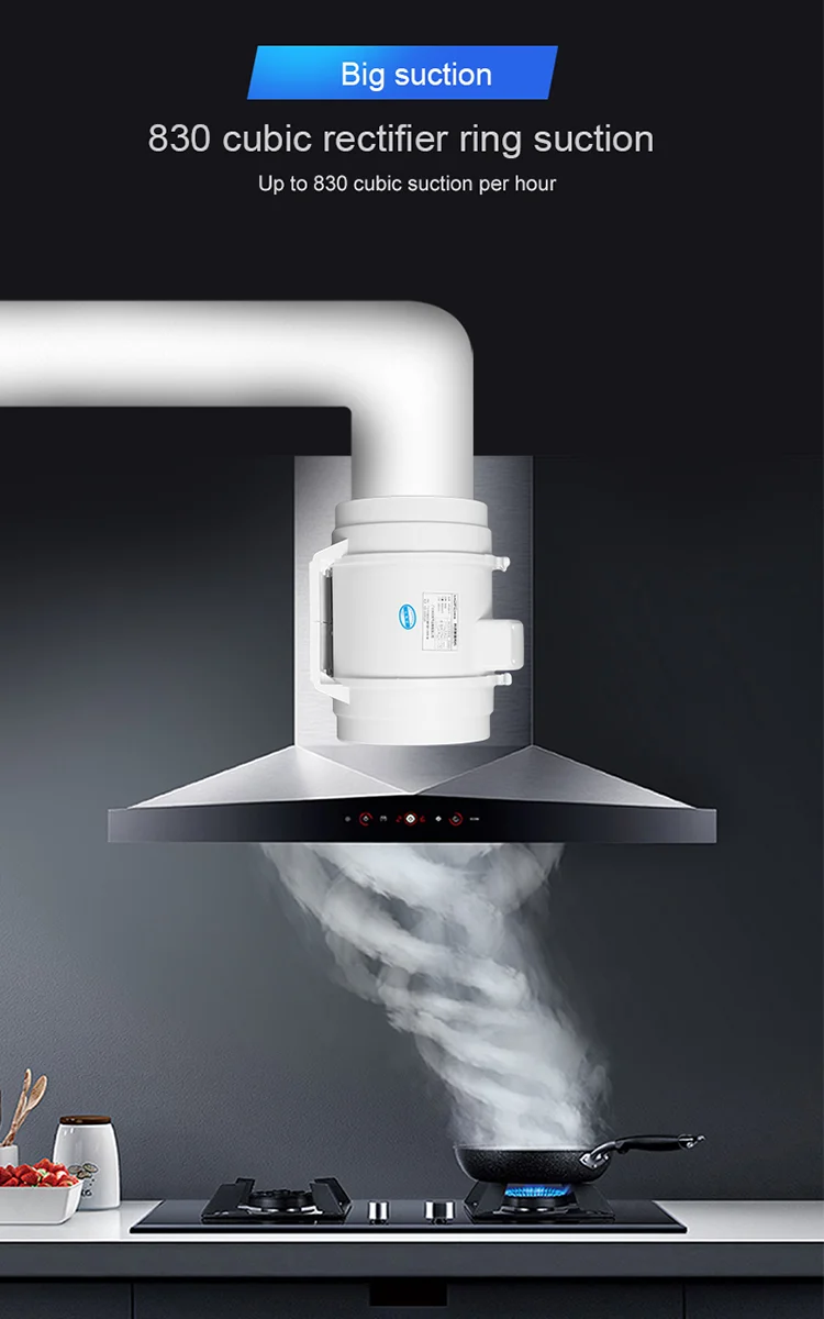 Inline Duct Fan, 220V, 48 - detail 12
