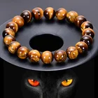 Tiger Eyes Beads High Quality New Fashion Super Tiger Eyes Beads Natural Stone Gemstone Beaded Bracelets