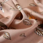Promotion Luxury Pattern Long Satin Scarfs Head Floral Print Silk Scarf 70*70cm