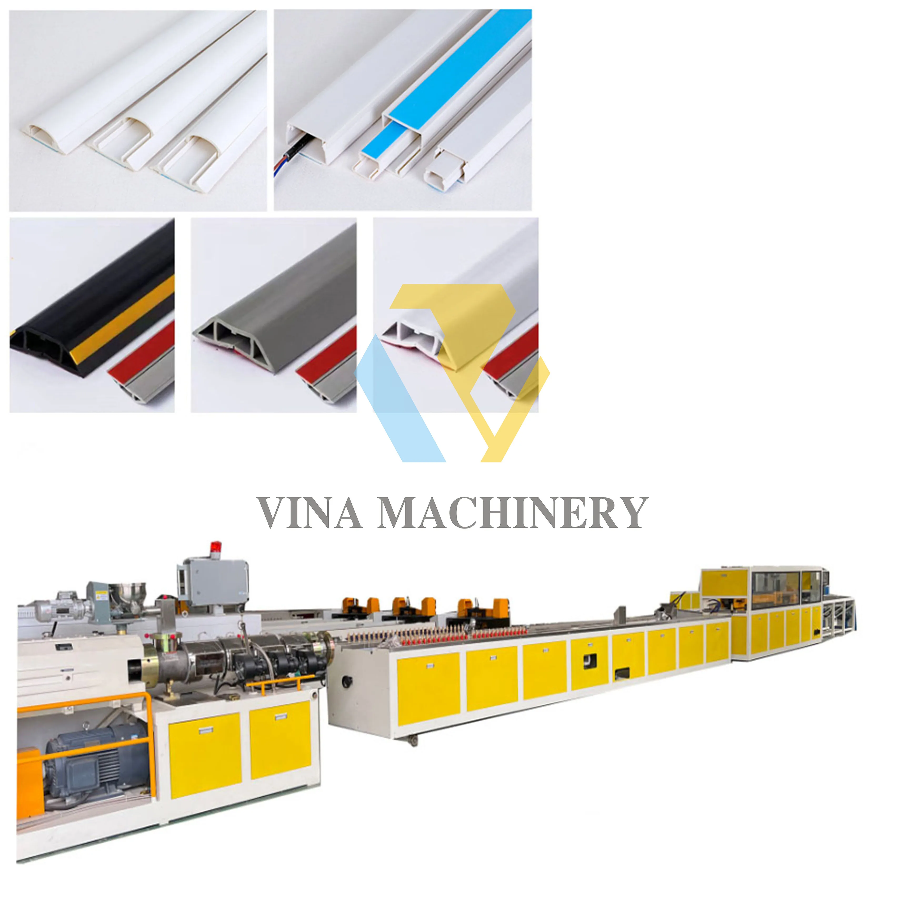 Plastic Pvc Cable Trunking Extruder Making Machine Production Line