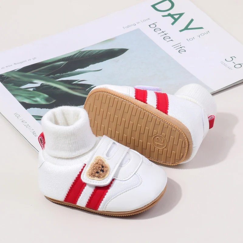 2025 Hot Selling Casual Shoes Ankle Covered Sock Shoes Spring Autumn Style Prewalking High Quality Outdoor Toddler Sport Sneaker factory