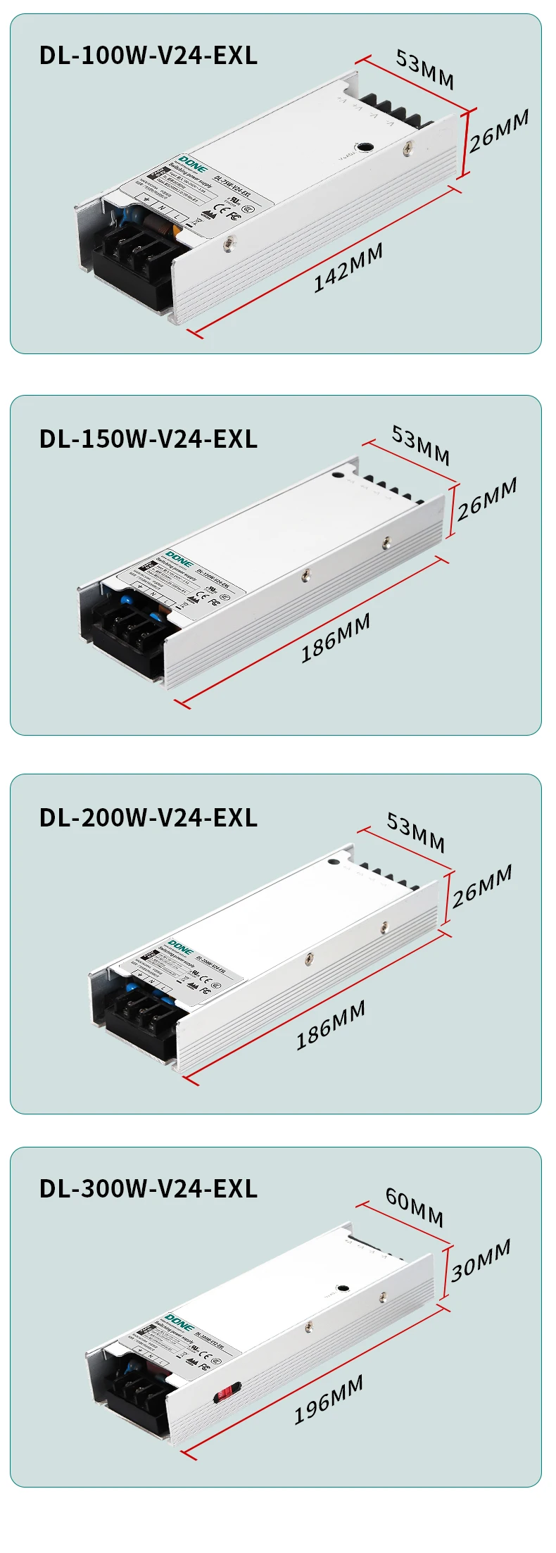 Speed Controllers Regulators, DONE, EXL, 50W, 100W - detail 24