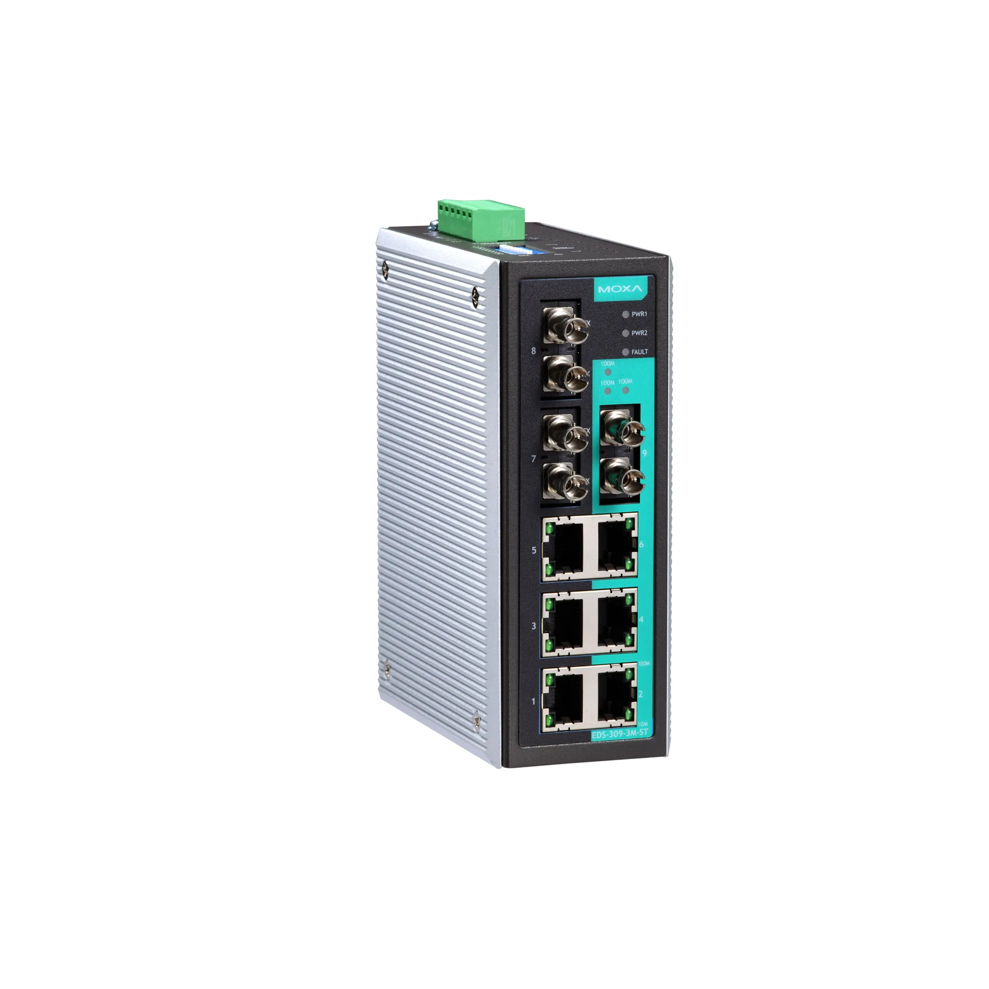 MOXA EDS-309 series 9-port unmanaged industrial Ethernet switch EDS-309