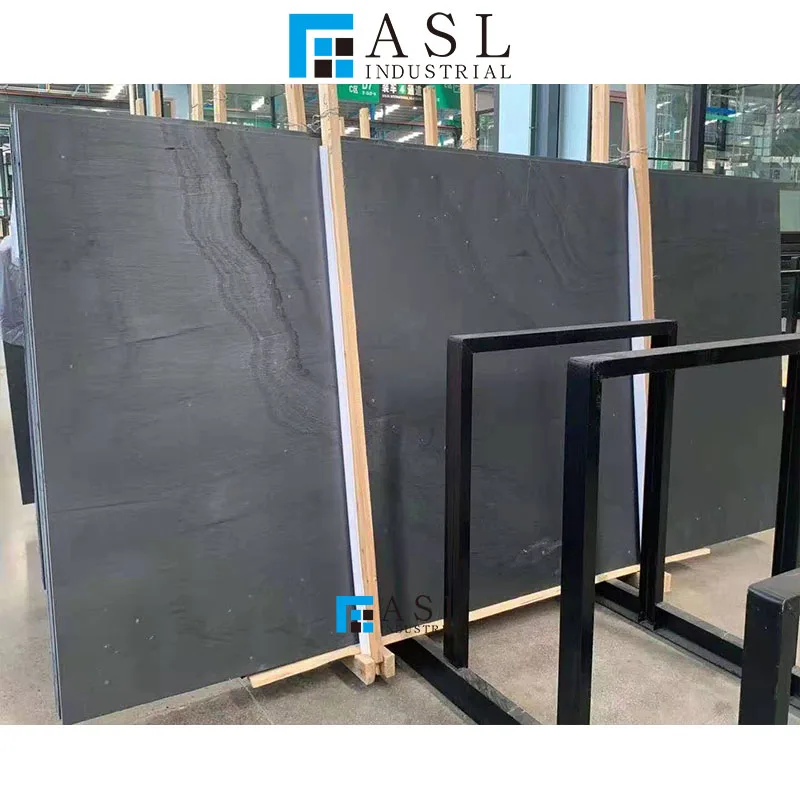 Stone Blocks Meteor Shower Pure Black Natural Marble Quartzite Slabs Wall Floor Tiles Surface Kitchen Counter Top Desk