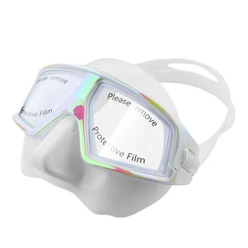 Free diving mask low volume diving goggles underwater goggles color aurora diving goggles