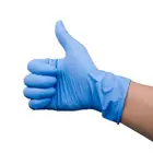 Gloves Examination Gloves Disposable Nitril Gloves Blue Nitrile Gloves Box Podwer Free