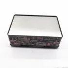 Tin Boxes Tin Packing Box Wholesale Custom Rectangle Cookie Tin Boxes Biscuit Tin Packaging