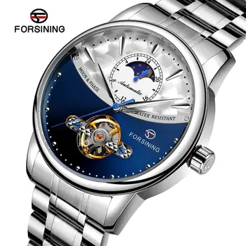 Men watch Wrist 2023 Forsining OEM Luxury relogio masculino Moonphase  Automatic Mechanical Sports Mens Watches