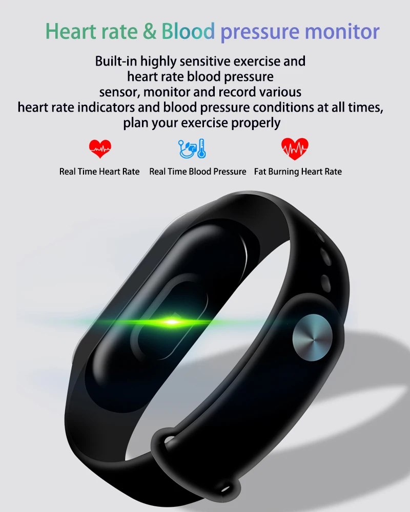 Hot 2021 M6 Smart Watch M6 Fitness Tracker Oled Display Heart Rate