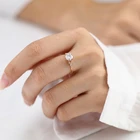 Rings Ring Ring Design Chinese Original Wedding Rings Beautiful Round Cut Miligrain Moissanite Ring For Valentine'S Day
