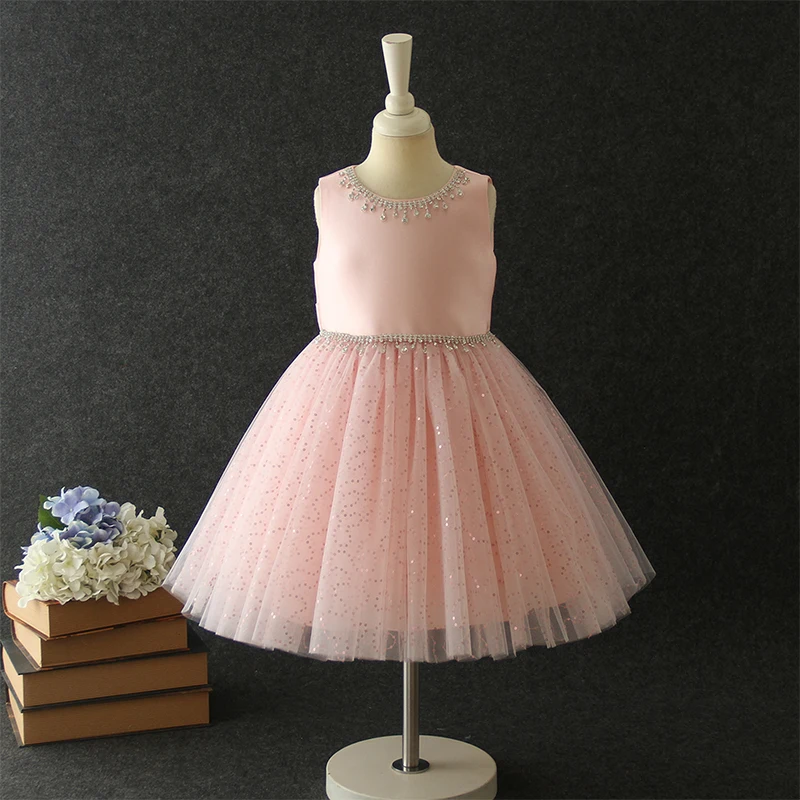 Clothes Baby Girls Party Flower Dresses 