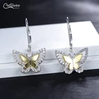 Butterfly Earrings Crystal Full Butterfly Earrings Fantasy Jewelry Shiny Earrings Set Ladies Bulk Price Personalized