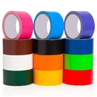 Tear Silver Black Green Blue White Red And Ect Colored Tapes Customized Easy Tear Colorful Decorative Single Sided Cloth Gaffa Duct Tape
