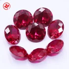 Precious AAA Precious Stones Ruby 5# 3.0mm-15.0mm Round Shape Ruby Gemstone