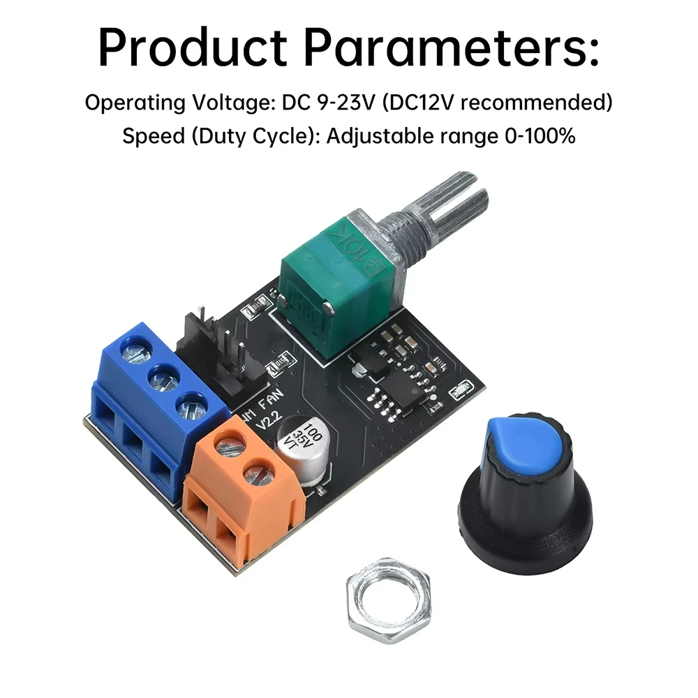 Speed Controllers Regulators, DC12V, 4-Wire, PWM - detail 32