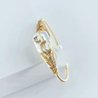 Shell Bracelet Pure Handmade Natural Shell Copper Gold-plated Bracelet