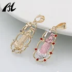 Gem Jewelry Religious Zircon Pendant Catholic Virgin Gem Image Lucky Pendant Jewelry