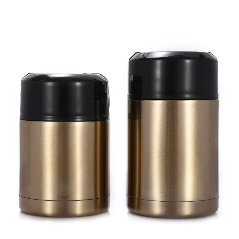 Custom Double Wall Vaccum Lunch Box Flask Hot Food Warmer Container Stainless Steel Insulated Food Jar