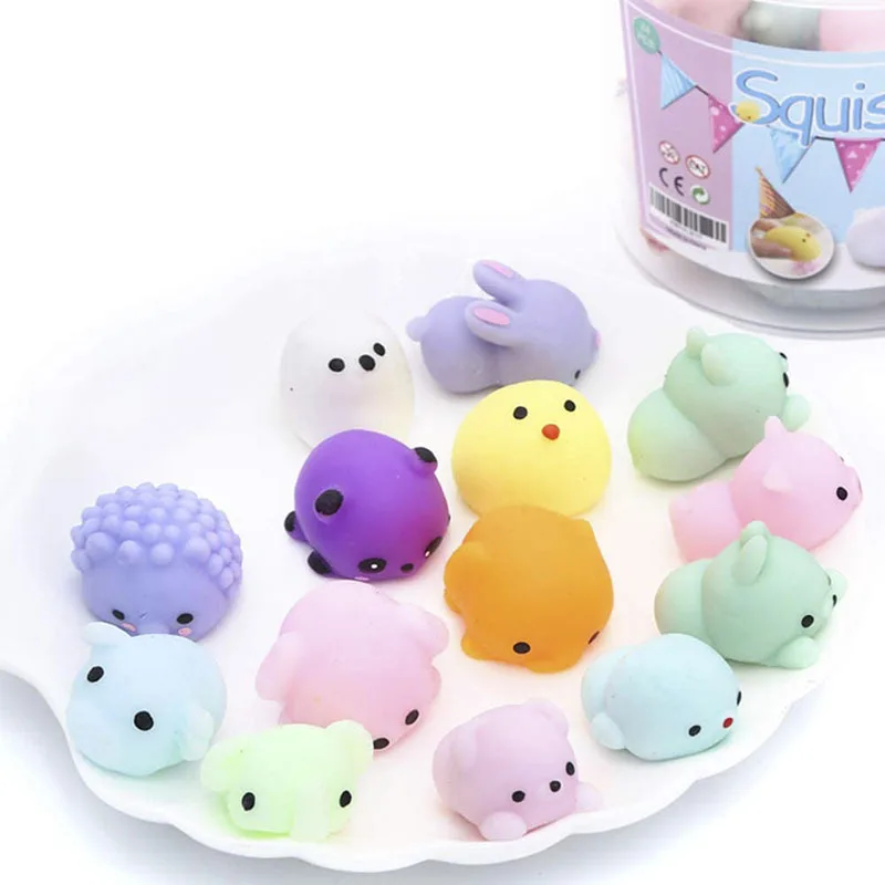 Squishies Mochi Squishy Toys for Kids Party Favors Stress Relief Toys for Christmas Party Favors,Classroom Prizes, Squishy Toys