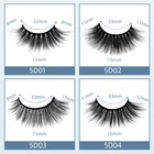 Eyelashes 1 Pair Luxury 5D Mink Eyelashes Fake Eyelashes Soft And Natutal Thick Long Lashes Extension