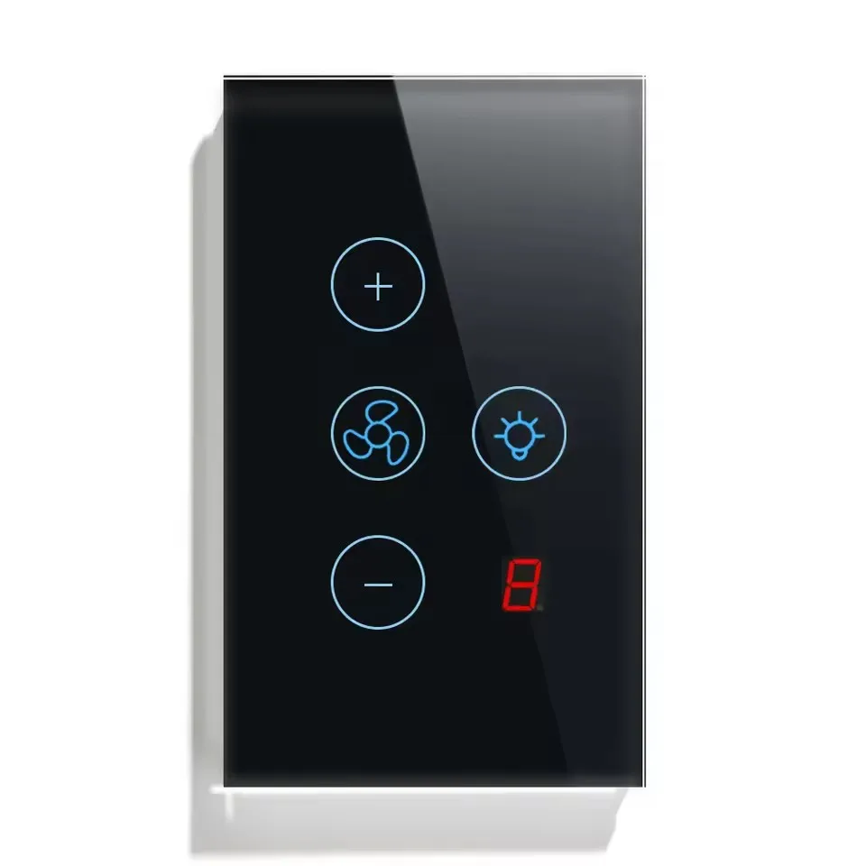 Tuya Wifi Five-speed Fan, APP, AC100V-240V 50, Tempered Glass - detail 14