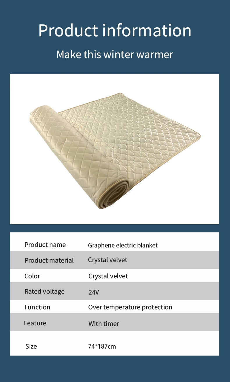 Heated Blanket, USB, Portable, 24V - detail 22
